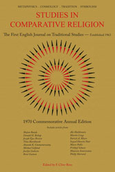 Studies in Comparative Religion - Commemorative Annual Edition 1970