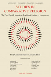 Studies in Comparative Religion - Commemorative Annual Edition 1972