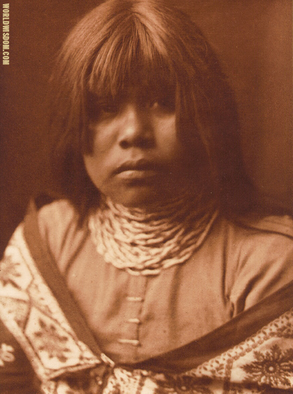 "Yuma maiden" - Yuma, by Edward S. Curtis from The North American Indian Volume 2