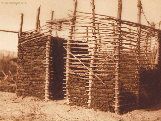 "Mohave home construction" - Mohave, by Edward S. Curtis from The North American Indian Volume 2