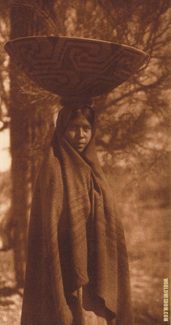 "Fruit gatherer" - Maricopa, by Edward S. Curtis from The North American Indian Volume 2