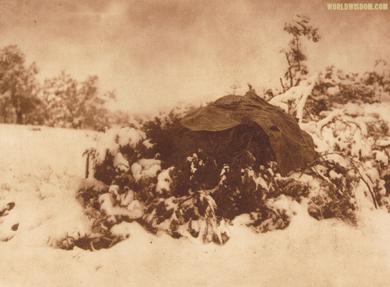 "Walapai winter camp" - Walapai, by Edward S. Curtis from The North American Indian Volume 2