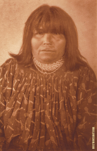 "An Apache-Mohave woman" - Apache-Mohave, by Edward S. Curtis from The North American Indian Volume 2 