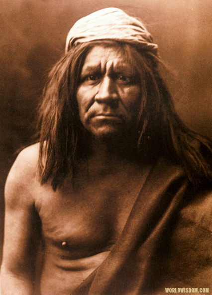 "Mohave chief" - Mohave, by Edward S. Curtis from The North American Indian Volume 2