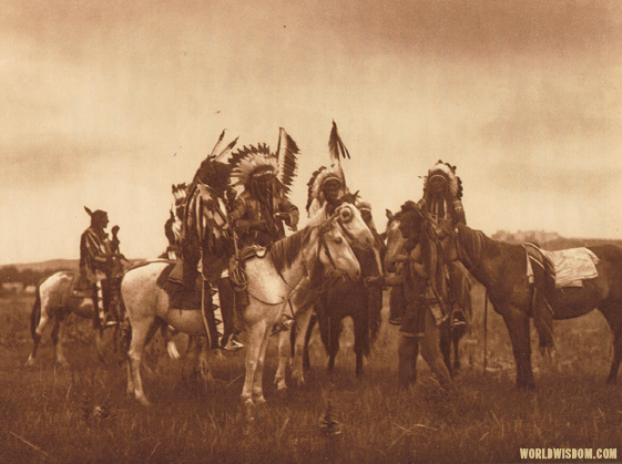 "The parley - Teton Sioux", by Edward S. Curtis from The North American Indian Volume 3