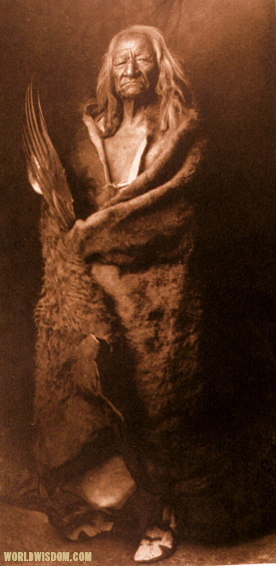 "Black Eagle - Assiniboin", by Edward S. Curtis from The North American Indian Volume 3