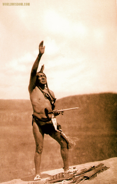 "Invocation - Teton Sioux", by Edward S. Curtis from The North American Indian Volume 3 