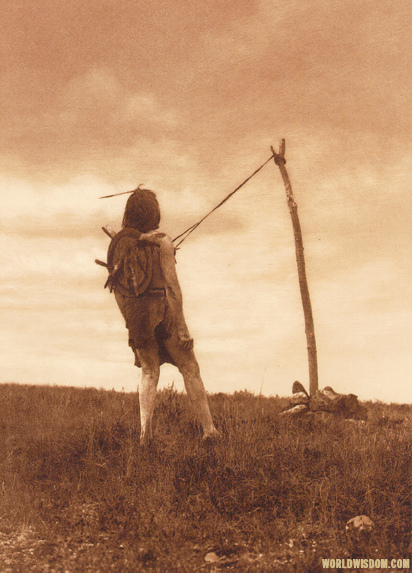 "For strength and visions" - Apsaroke, by Edward S. Curtis from The North American Indian Volume 4
