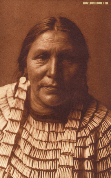 "Hidatsa Woman" - Hidatsa, by Edward S. Curtis from The North American Indian Volume 4