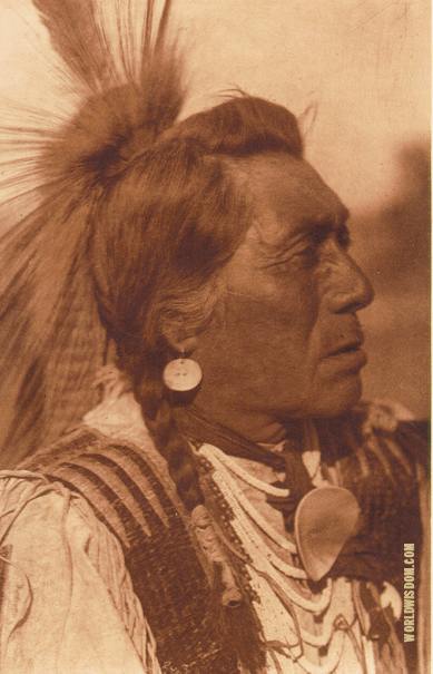 "Rabbit-Head" - Hidatsa, by Edward S. Curtis from The North American Indian Volume 4