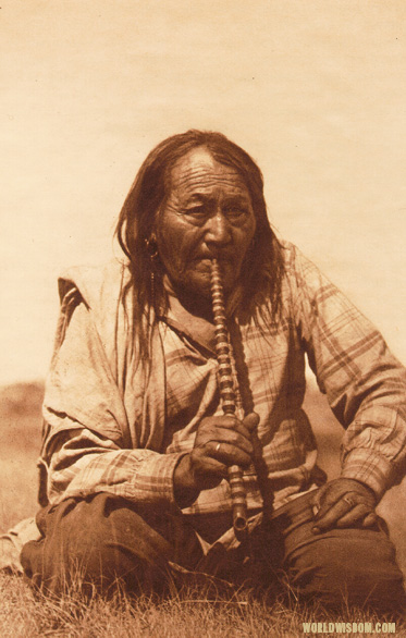 "A Smoke - Arapaho" from Volume 6 of The North American Indian by Edward S. Curtis