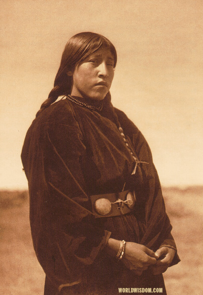 "Arapaho maiden" - Arapaho, by Edward S. Curtis from The North American Indian Volume 6