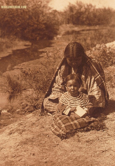 "Mother and child" - Arapaho, by Edward S. Curtis from The North American Indian Volume 6