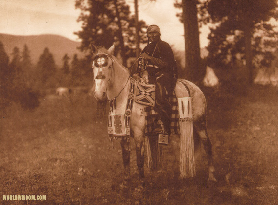"Flathead horse trappings", by Edward S. Curtis from The North American Indian Volume 7