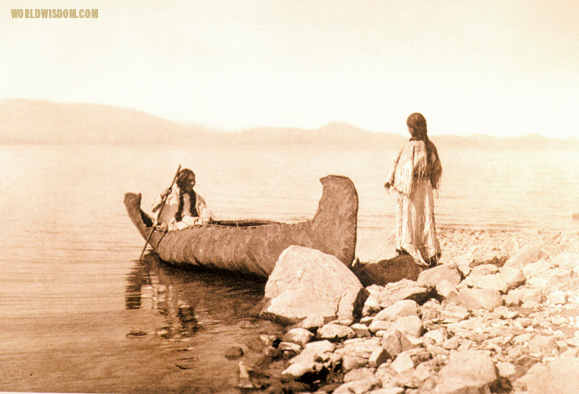 "Embarking - Kutenai", by Edward S. Curtis from The North American Indian Volume 7

