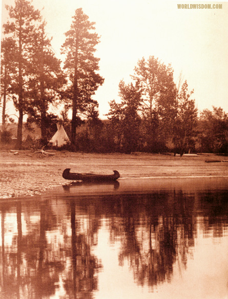 "Kutenai camp", by Edward S. Curtis from The North American Indian Volume 7

