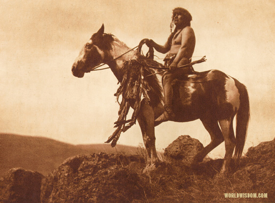 "Nez Perce warrior", by Edward S. Curtis from The North American Indian Volume 8

