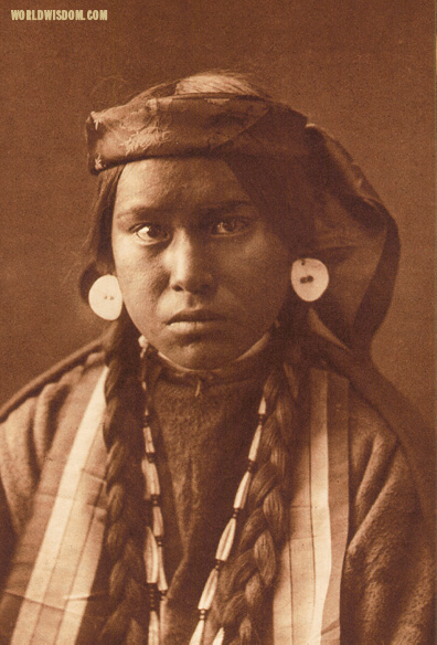 "Nez Perce girl", by Edward S. Curtis from The North American Indian Volume 8

