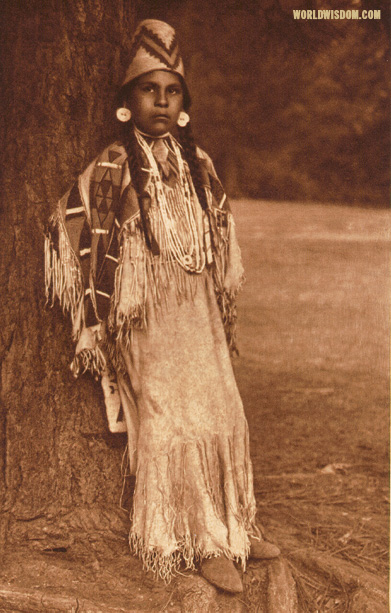 "Umatilla girl", by Edward S. Curtis from The North American Indian Volume 8


