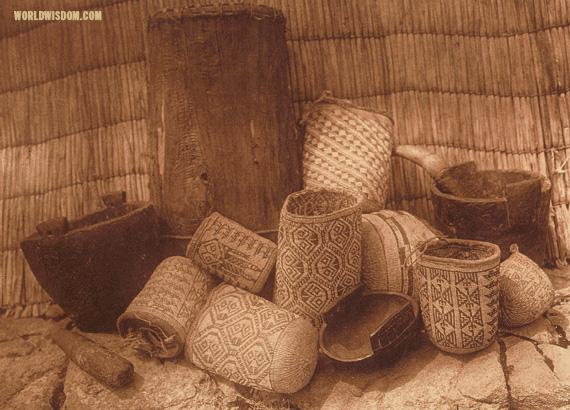 "Wishham handicraft", by Edward S. Curtis from The North American Indian Volume 8

