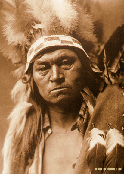 "Cayuse warrior", by Edward S. Curtis from The North American Indian Volume 8

