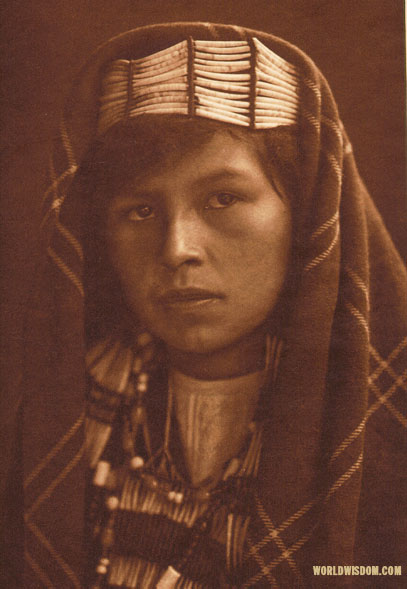 "Quinault female", by Edward S. Curtis from The North American Indian Volume 9

