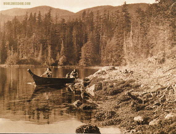 "Shores of Nootka Sound - Nootka", by Edward S. Curtis from The North American Indian Volume 11