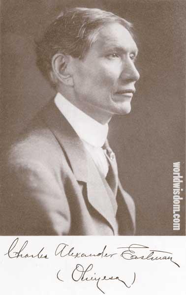 Charles Eastman (Ohiyesa)- Santee Sioux in 1919