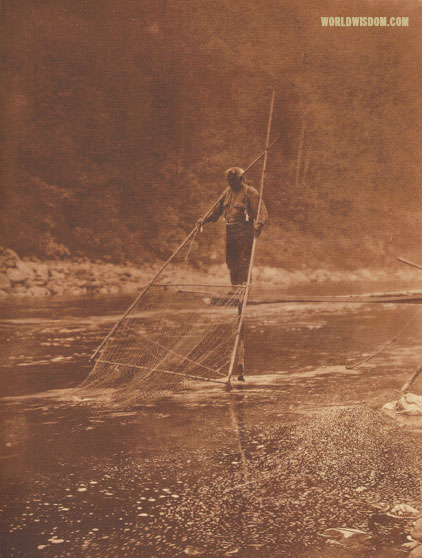 "Yurok fishermen - Yurok", by Edward S. Curtis from The North American Indian Volume 13

