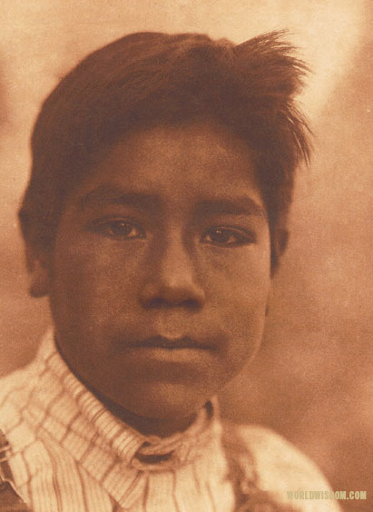 "A Maidu boy", by Edward S. Curtis from The North American Indian Volume 14
