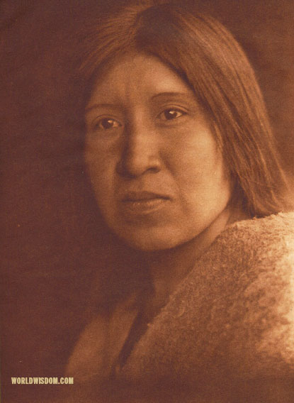 "A desert Cahuilla woman", by Edward S. Curtis from The North American Indian Volume 15
