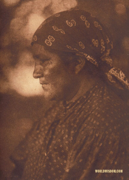 "A woman of Palm Springs" - Cahuilla, by Edward S. Curtis from The North American Indian Volume 15