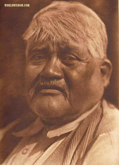 "A Capitan Grande man" - Diegueño, by Edward S. Curtis from The North American Indian Volume 15
