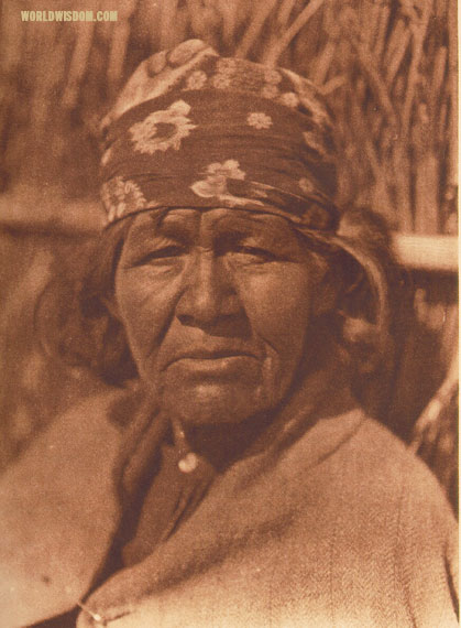 "A Capitan Grande woman" - Diegueño, by Edward S. Curtis from The North American Indian Volume 15

