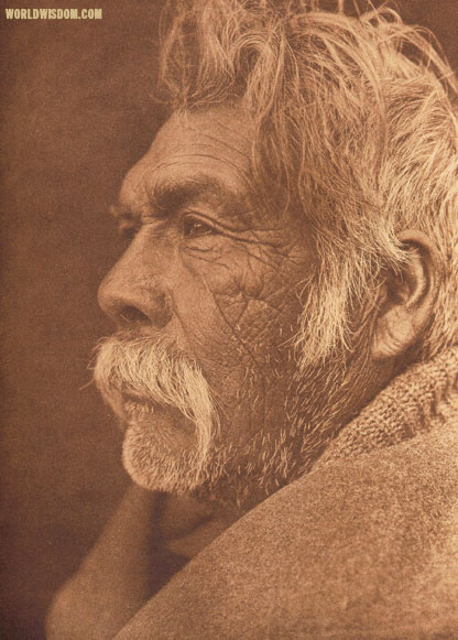 "A Mono type", by Edward S. Curtis from The North American Indian Volume 15
