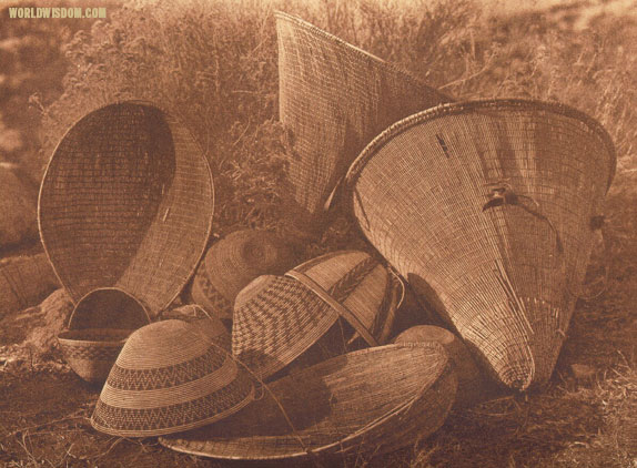 "Mono basketry", by Edward S. Curtis from The North American Indian Volume 15
