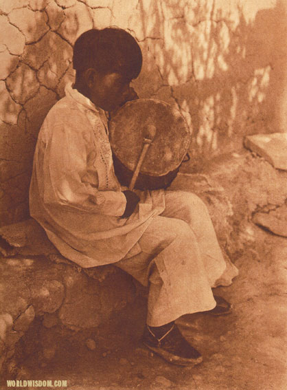 "An Isleta boy", by Edward S. Curtis from The North American Indian Volume 16