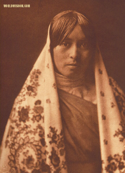 "Walvia - 'Medicine Root'" - Taos, by Edward S. Curtis from The North American Indian Volume 16
