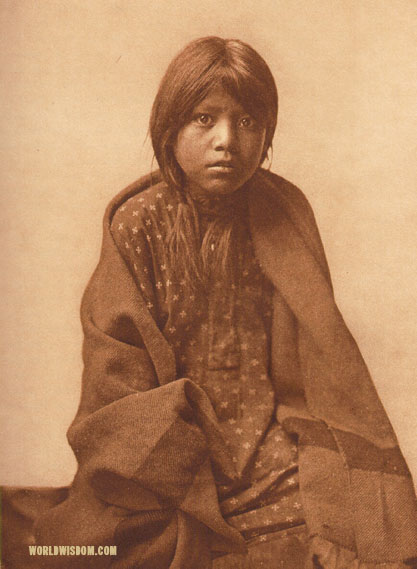 "A Taos girl", by Edward S. Curtis from The North American Indian Volume 16
