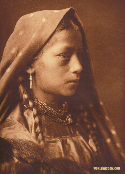 "A Taos maid", by Edward S. Curtis from The North American Indian Volume 16
