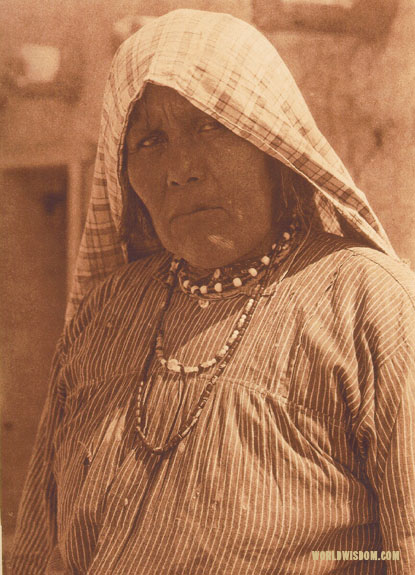 "A Cochiti woman", by Edward S. Curtis from The North American Indian Volume 16
