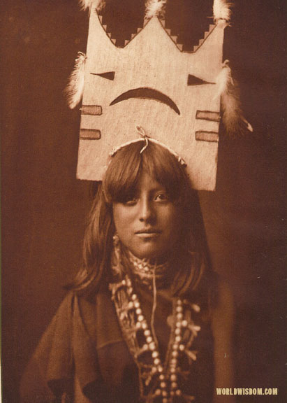 "Tablita woman dancer - San Ildefonso", by Edward S. Curtis from The North American Indian Volume 17
