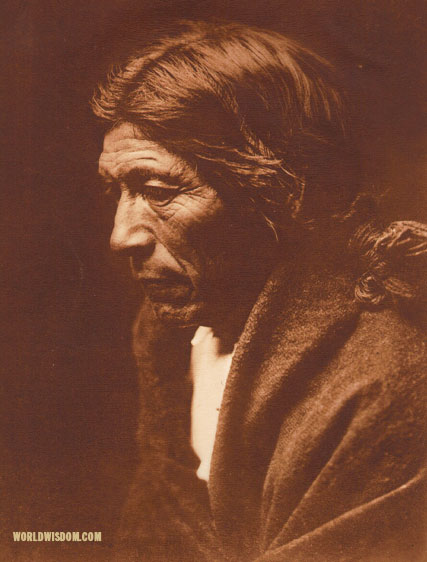 "Pose-aye - 'Dew Moving' - Nambe", by Edward S. Curtis from The North American Indian Volume 17
