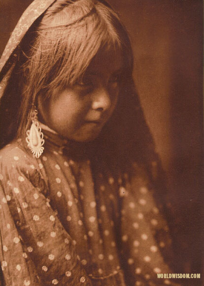 "A Nambe girl", by Edward S. Curtis from The North American Indian Volume 17
