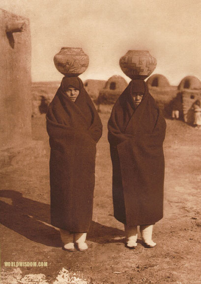 "Zuni water carriers", by Edward S. Curtis from The North American Indian Volume 17
