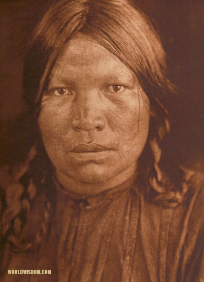"A Chipewyan woman", by Edward S. Curtis from The North American Indian Volume 18
