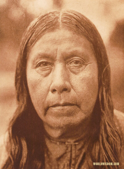 "A Wichita matron", by Edward S. Curtis from The North American Indian Volume 19
