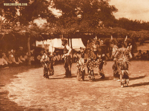 "Dancers" - Wichita, by Edward S. Curtis from The North American Indian Volume 19
