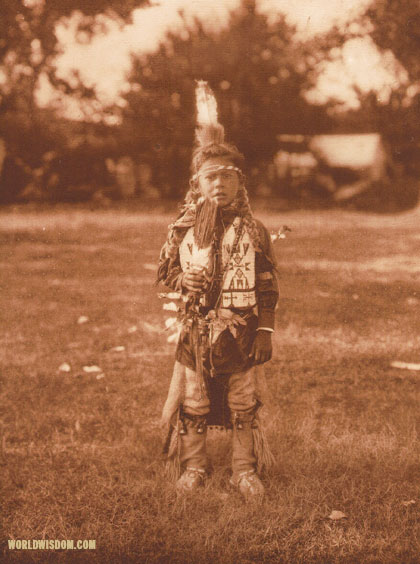 "A Wichita dancer", by Edward S. Curtis from The North American Indian Volume 19
