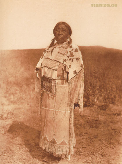 "Woman's costume" - Southern Cheyenne, by Edward S. Curtis from The North American Indian Volume 19
